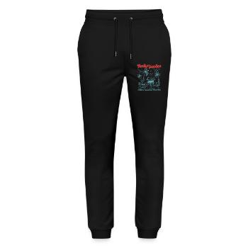 Family Vacation Making Memories Together - Stanley/Stella Mover Unisex Organic Jogging Trousers - black - Front - Marisol (170cm) & Nik (191cm)