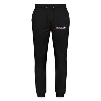 Bird Animal Penguin Zoo Pôle Sud Déclaration Oiseau de mer - Pantalon de jogging bio MOVER Stanley/Stella unisexe - noir - Devant - Marisol (170cm) & Nik (191cm)