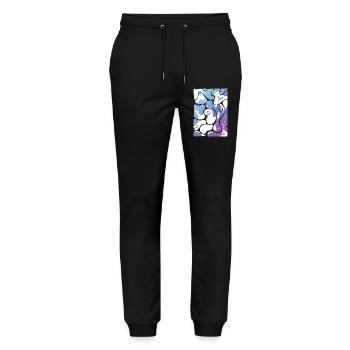 halloween ghosts - Stanley/Stella Mover Unisex Organic Jogging Trousers - black - Front - Marisol (170cm) & Nik (191cm)