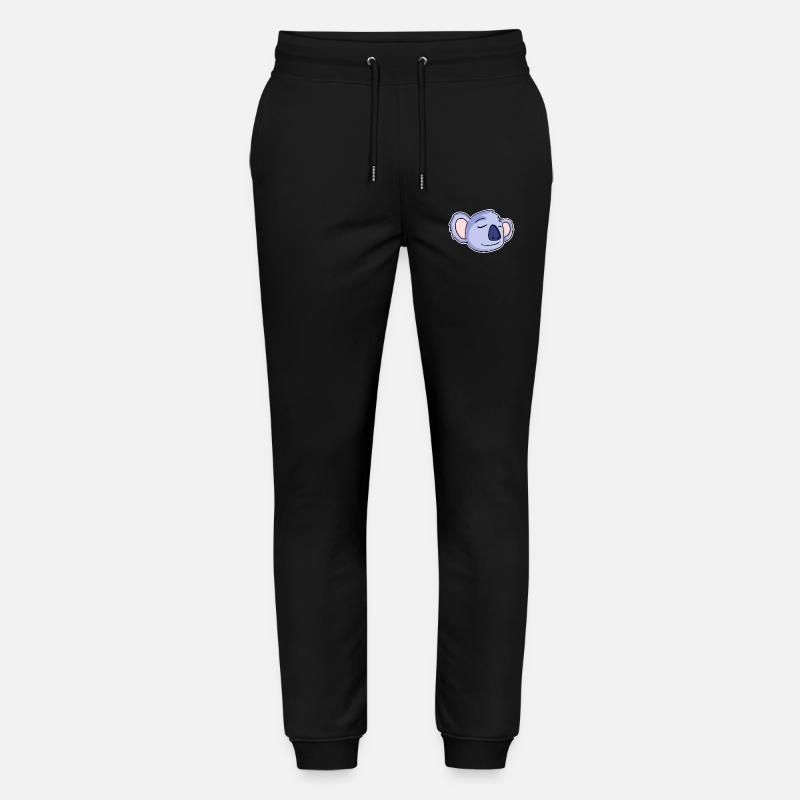 Koala Kopf Koalas - Stanley/Stella Unisex Bio Jogginghose Mover  - Schwarz