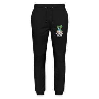 Urlaub - Stanley/Stella Unisex Bio Jogginghose Mover  - Schwarz - Vorne - Marisol (170cm) & Nik (191cm)