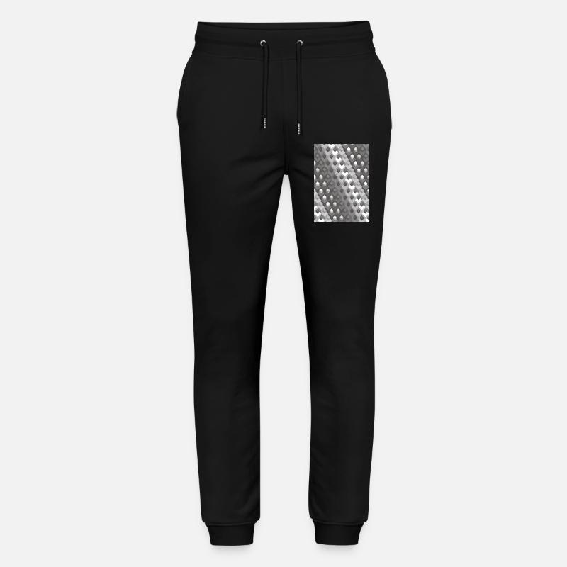 Graustufen Farbverlauf Rechtswendung - Stanley/Stella Unisex Bio Jogginghose Mover  - Schwarz