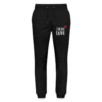 Danseur danse danse couple cadeau Tango Love! - Pantalon de jogging bio MOVER Stanley/Stella unisexe - noir - Devant - Marisol (170cm) & Nik (191cm)