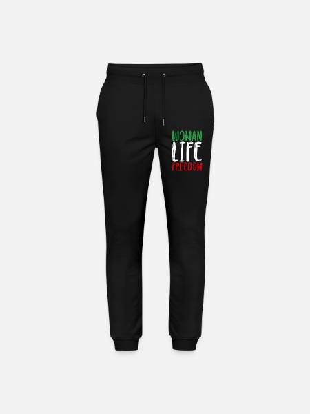 Kvindeliv Frihed Kvinde Kvinder Kvinders Rettigheder Iran - Stanley/Stella Mover økologiske unisex joggingbukser - sort