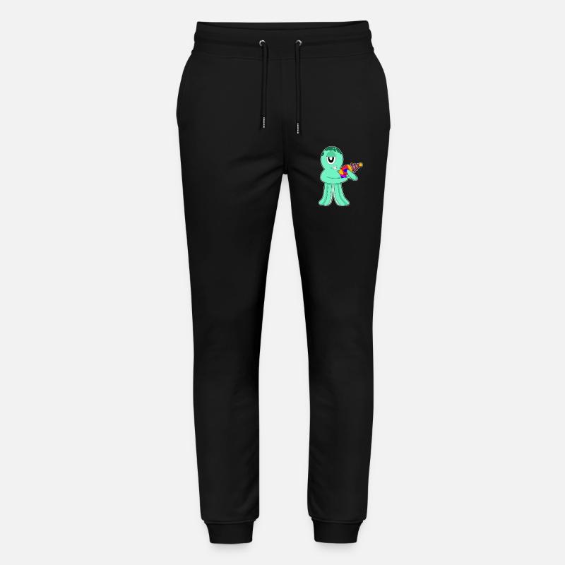 Octopus Alien - Pantalon de jogging bio MOVER Stanley/Stella unisexe - noir