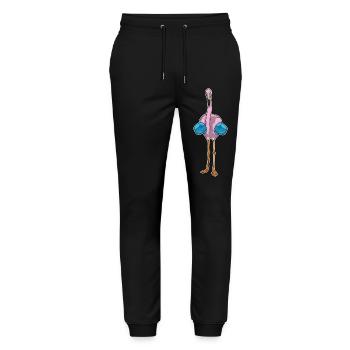 Gants de boxe Flamingo Boxer Boxe - Pantalon de jogging bio MOVER Stanley/Stella unisexe - noir - Devant - Marisol (170cm) & Nik (191cm)