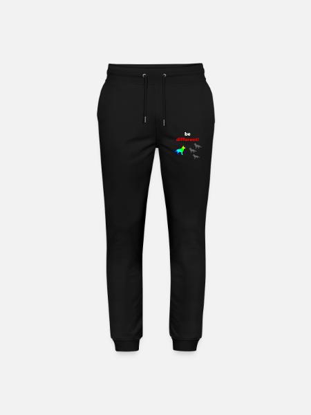 tolle Hundesprüche, Be Different - Stanley/Stella Unisex Bio Jogginghose Mover  - Schwarz