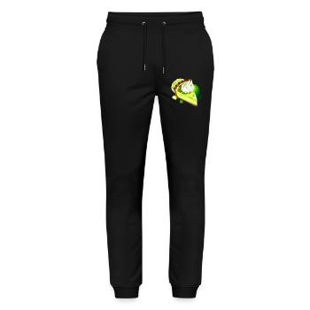 Lime Cake Piece Lime Cake - Stanley/Stella Mover Unisex Organic Jogging Trousers - black - Front - Marisol (170cm) & Nik (191cm)