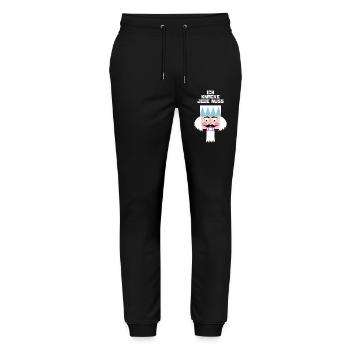 Nutcracker Motivation Hero Cool Quotes Sayings - Stanley/Stella Mover Unisex Organic Jogging Trousers - black - Front - Marisol (170cm) & Nik (191cm)