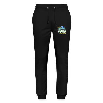 You have to hike when the mountain calls - Stanley/Stella Mover Unisex Organic Jogging Trousers - black - Front - Marisol (170cm) & Nik (191cm)