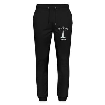 Leuchtturm Kap von Trafalgar, Andalusien, Spanien - Stanley/Stella Unisex Bio Jogginghose Mover  - Schwarz - Vorne - Marisol (170cm) & Nik (191cm)