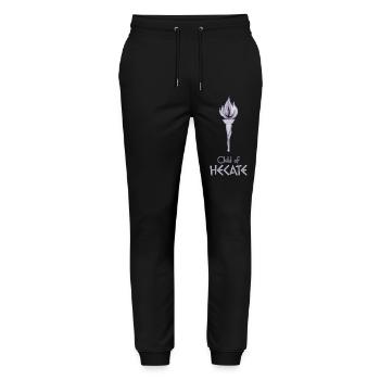 Child of Hecate – Percy Jackson inspired design - Stanley/Stella Mover Unisex Organic Jogging Trousers - black - Front - Marisol (170cm) & Nik (191cm)