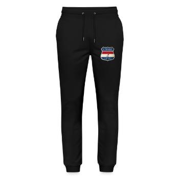Utrecht Netherlands coat of arms design - Stanley/Stella Mover Unisex Organic Jogging Trousers - black - Front - Marisol (170cm) & Nik (191cm)