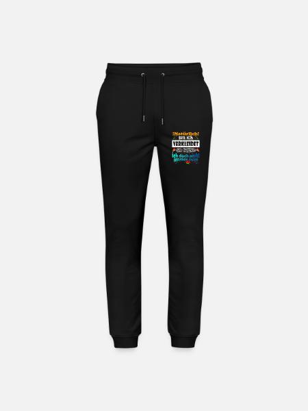 Kostüm Natürlich Verkleidet - Stanley/Stella Unisex Bio Jogginghose Mover  - Schwarz