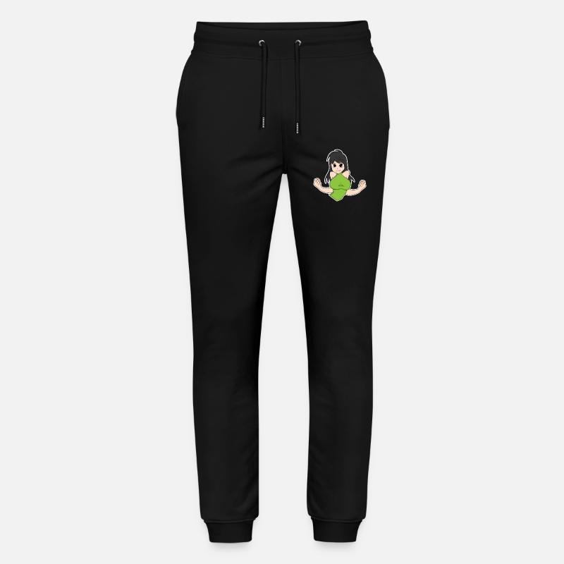 Anime - Stanley/Stella Unisex Bio Jogginghose Mover  - Schwarz