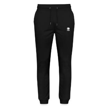 Eishockey Team - Stanley/Stella Mover Unisex Organic Jogging Trousers - black - Front - Marisol (170cm) & Nik (191cm)
