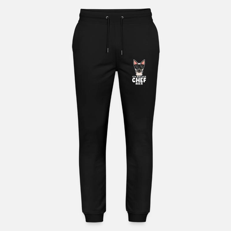 coole Katze - Siamkatze Spruch - Stanley/Stella Unisex Bio Jogginghose Mover  - Schwarz