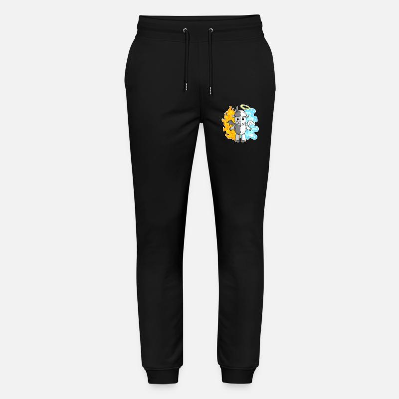 Schaf - Engel und Teufel - Stanley/Stella Unisex Bio Jogginghose Mover  - Schwarz