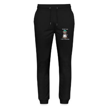 Animal Veterinarian Veterinary Medicine Gift - Stanley/Stella Mover Unisex Organic Jogging Trousers - black - Front - Marisol (170cm) & Nik (191cm)