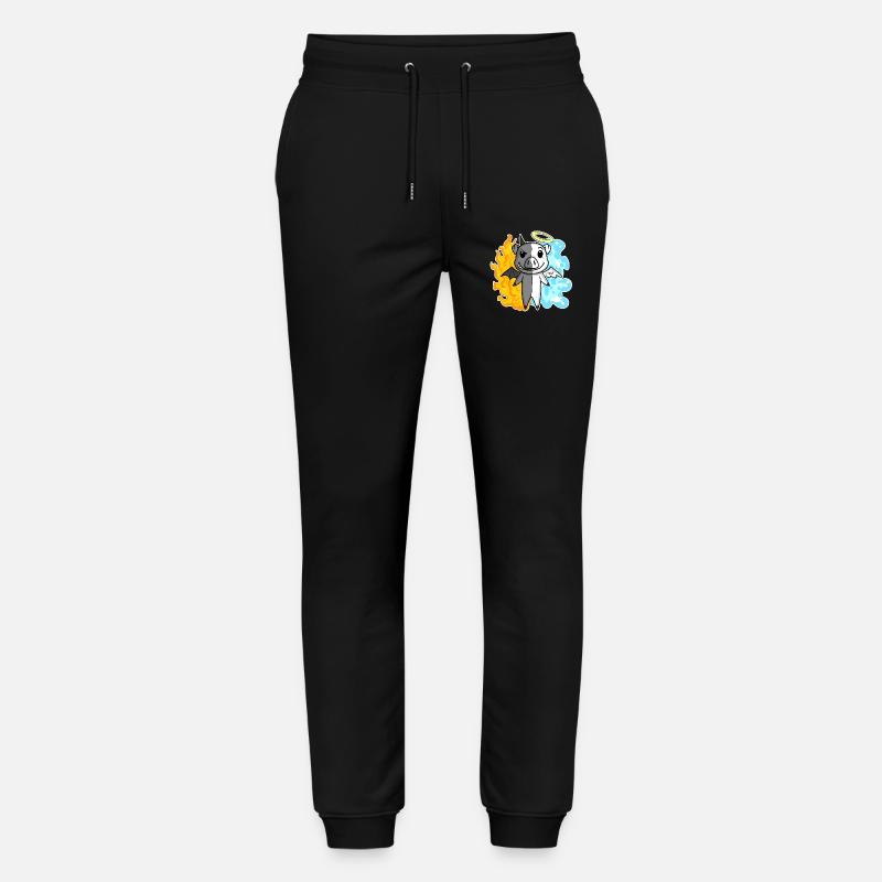Cochon - Ange et Diable - Pantalon de jogging bio MOVER Stanley/Stella unisexe - noir