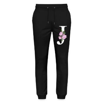 J - Stanley/Stella Unisex Bio Jogginghose Mover  - Schwarz - Vorne - Marisol (170cm) & Nik (191cm)