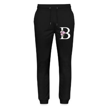 B - Stanley/Stella Unisex Bio Jogginghose Mover  - Schwarz - Vorne - Marisol (170cm) & Nik (191cm)