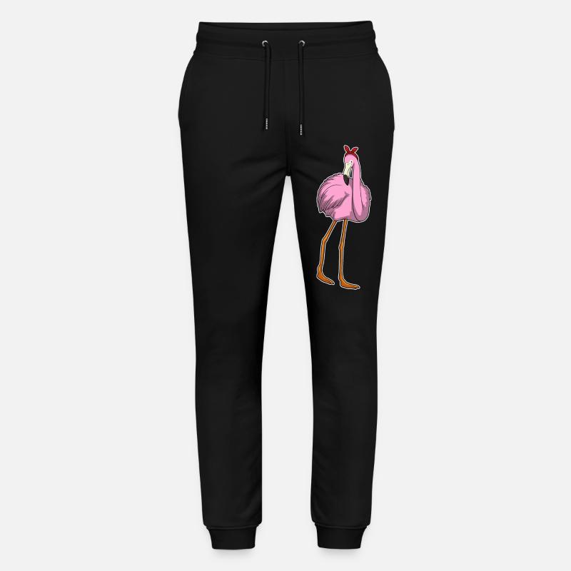 Flamingo Schleife - Stanley/Stella Unisex Bio Jogginghose Mover  - Schwarz