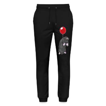 Mole Balloon - Stanley/Stella Mover Unisex Organic Jogging Trousers - black - Front - Marisol (170cm) & Nik (191cm)