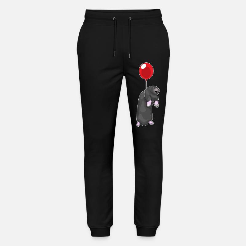 Maulwurf Luftballon - Stanley/Stella Unisex Bio Jogginghose Mover  - Schwarz