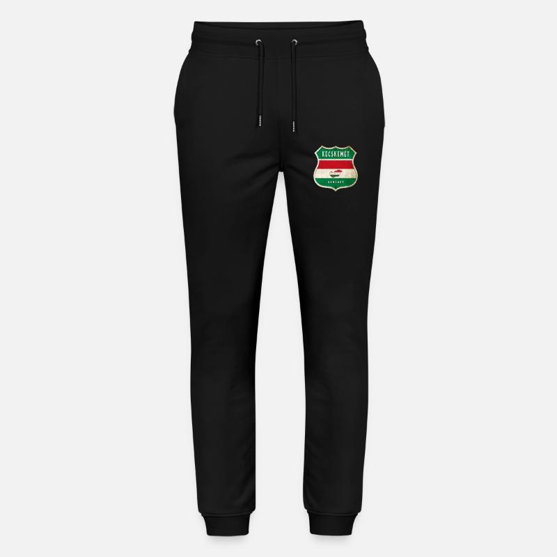 Kecskemét Ungarn Wappen Flaggen Design - Stanley/Stella Unisex Bio Jogginghose Mover  - Schwarz