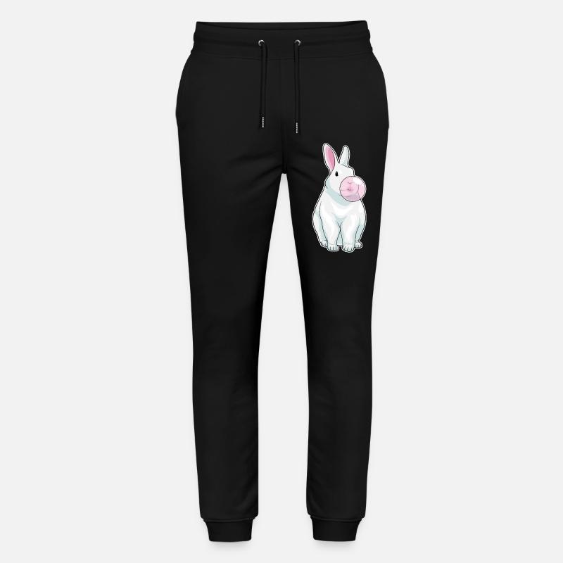 Hase Kaugummi - Stanley/Stella Unisex Bio Jogginghose Mover - Schwarz