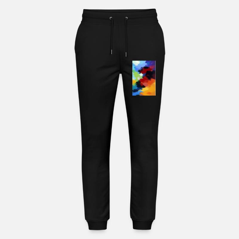 Malerei Muster - Stanley/Stella Unisex Bio Jogginghose Mover  - Schwarz