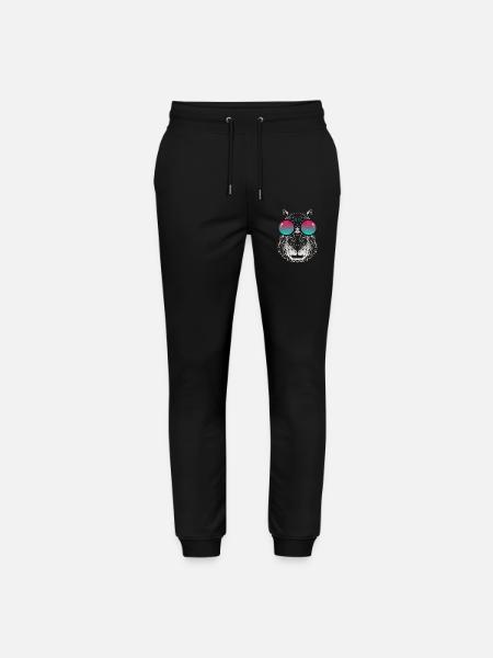 Cool Capybara with Sunglasses - Stanley/Stella Mover Unisex Organic Jogging Trousers - black