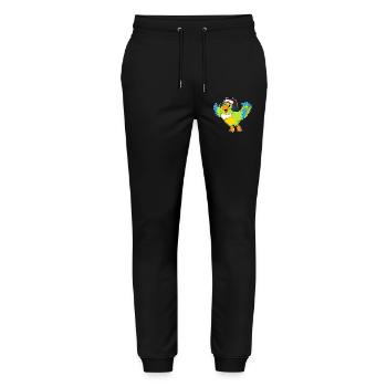 Casquette pilote Parrot - Pantalon de jogging bio MOVER Stanley/Stella unisexe - noir - Devant - Marisol (170cm) & Nik (191cm)