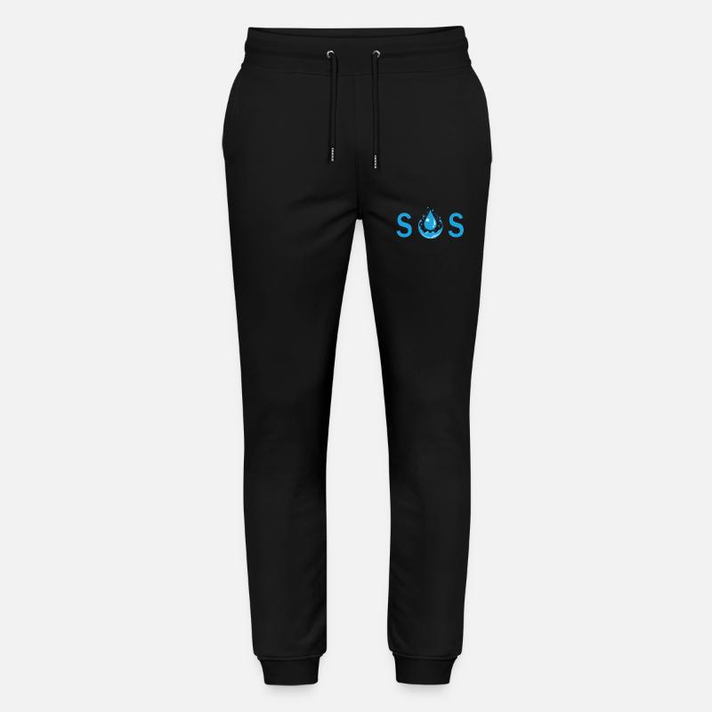 S.O.S - Stanley/Stella Unisex Bio Jogginghose Mover  - Schwarz