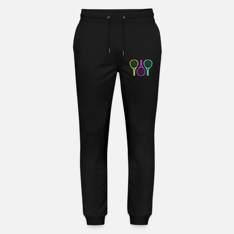 Padel Racket Setback Player Padel Game - Stanley/Stella Mover Unisex Organic Jogging Trousers - black