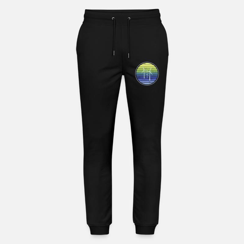 Durabilité de l’énergie éolienne - Pantalon de jogging bio MOVER Stanley/Stella unisexe - noir