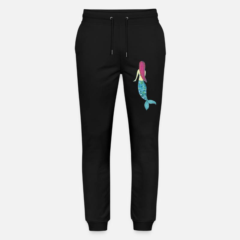 meerjungfrau impressionismus - Stanley/Stella Unisex Bio Jogginghose Mover  - Schwarz