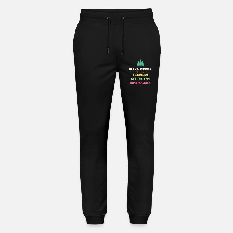 Ultra Runnner - Intrépide. Implacable. Imparable. - Pantalon de jogging bio MOVER Stanley/Stella unisexe - noir