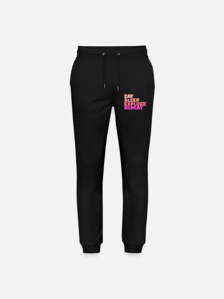 Mountaineering Hiker Hike Hiking Statement - Stanley/Stella Mover Unisex Organic Jogging Trousers - black