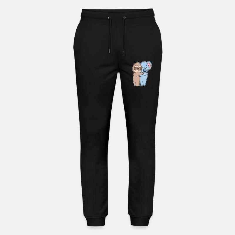 Câlins paresseux et koala - câlins - Pantalon de jogging bio MOVER Stanley/Stella unisexe - noir