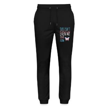 LGBT Pride Month - Transgender - Stanley/Stella Mover Unisex Organic Jogging Trousers - black - Front - Marisol (170cm) & Nik (191cm)