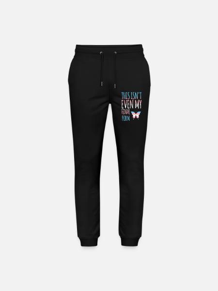 LGBT Pride Month - Transgender - Stanley/Stella Unisex Bio Jogginghose Mover - Schwarz