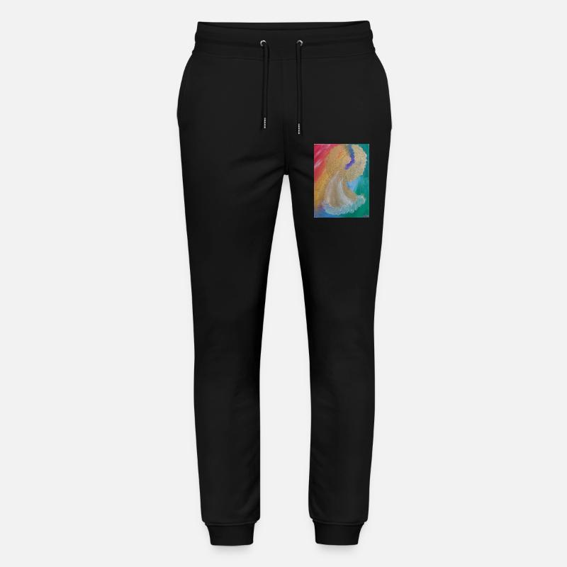 Regenbogenengel - Engel des Einklangs - Engelbild - Stanley/Stella Unisex Bio Jogginghose Mover  - Schwarz