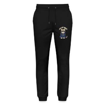 Got Swag Katze mit Sonnenbrille - Stanley/Stella Unisex Bio Jogginghose Mover  - Schwarz - Vorne - Marisol (170cm) & Nik (191cm)