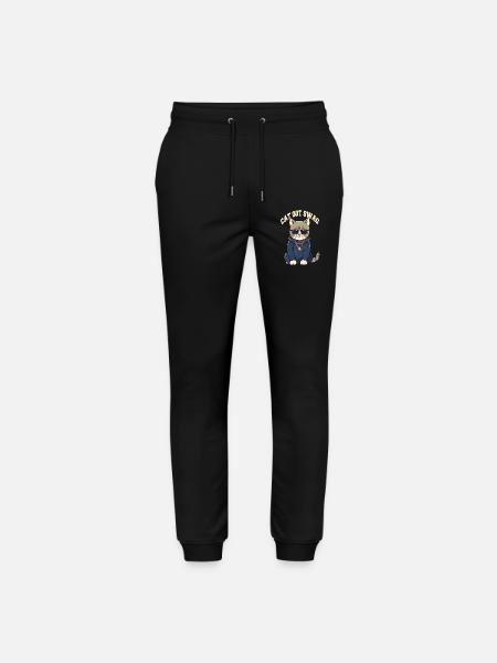 Got Swag Cat with Sunglasses - Stanley/Stella Mover Unisex Organic Jogging Trousers - black