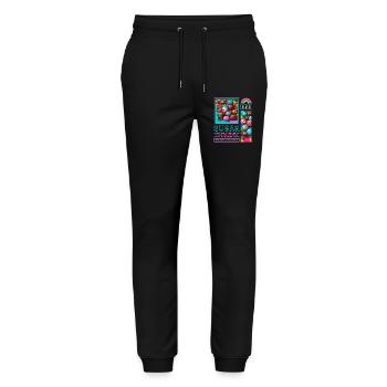 Sugar Man - Stanley/Stella Mover Unisex Organic Jogging Trousers - black - Front - Marisol (170cm) & Nik (191cm)