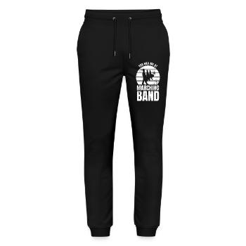 Funny drummer - Stanley/Stella Mover Unisex Organic Jogging Trousers - black - Front - Marisol (170cm) & Nik (191cm)