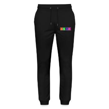 Manga Anime Statement Japanese Comic Animation - Stanley/Stella Mover Unisex Organic Jogging Trousers - black - Front - Marisol (170cm) & Nik (191cm)