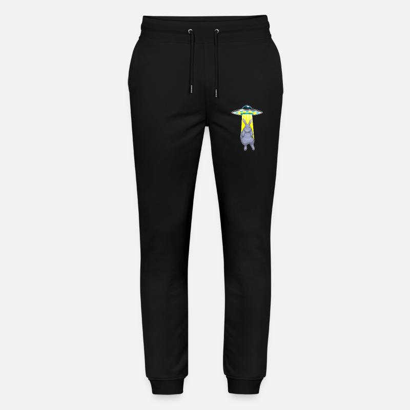 Lapin vaisseau spatial Espace - Pantalon de jogging bio MOVER Stanley/Stella unisexe - noir